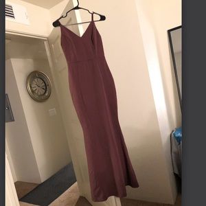 Light brown gown for sell only used once!!